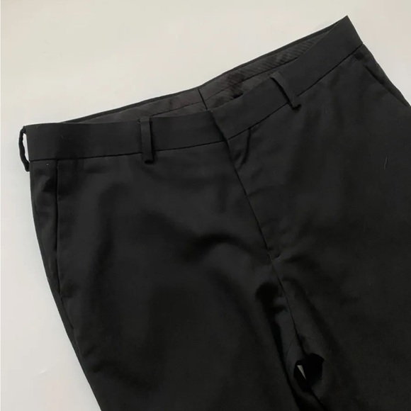 Mens New Look Black Trousers Size 34R - Picture 2 of 5